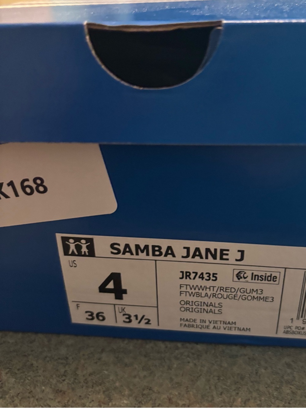 adidas Kids Samba Mary-Jane Sneakers - 4Y /5.5-6 women’s equivalent New!!! - Picture 2 of 7